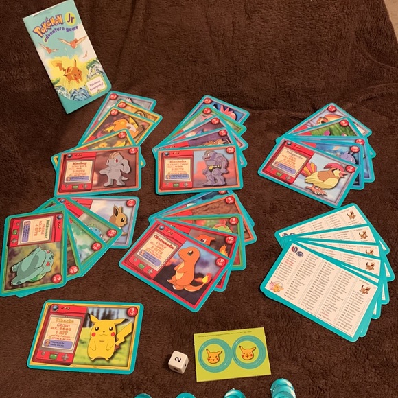 90s Pokémon Jr Adventure Game Vintage Collectors  Complete Rare Hasbro MB RPG - Picture 7 of 12